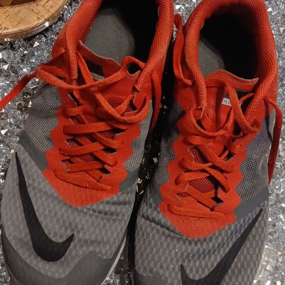 Nike Red and Gray Sneakers